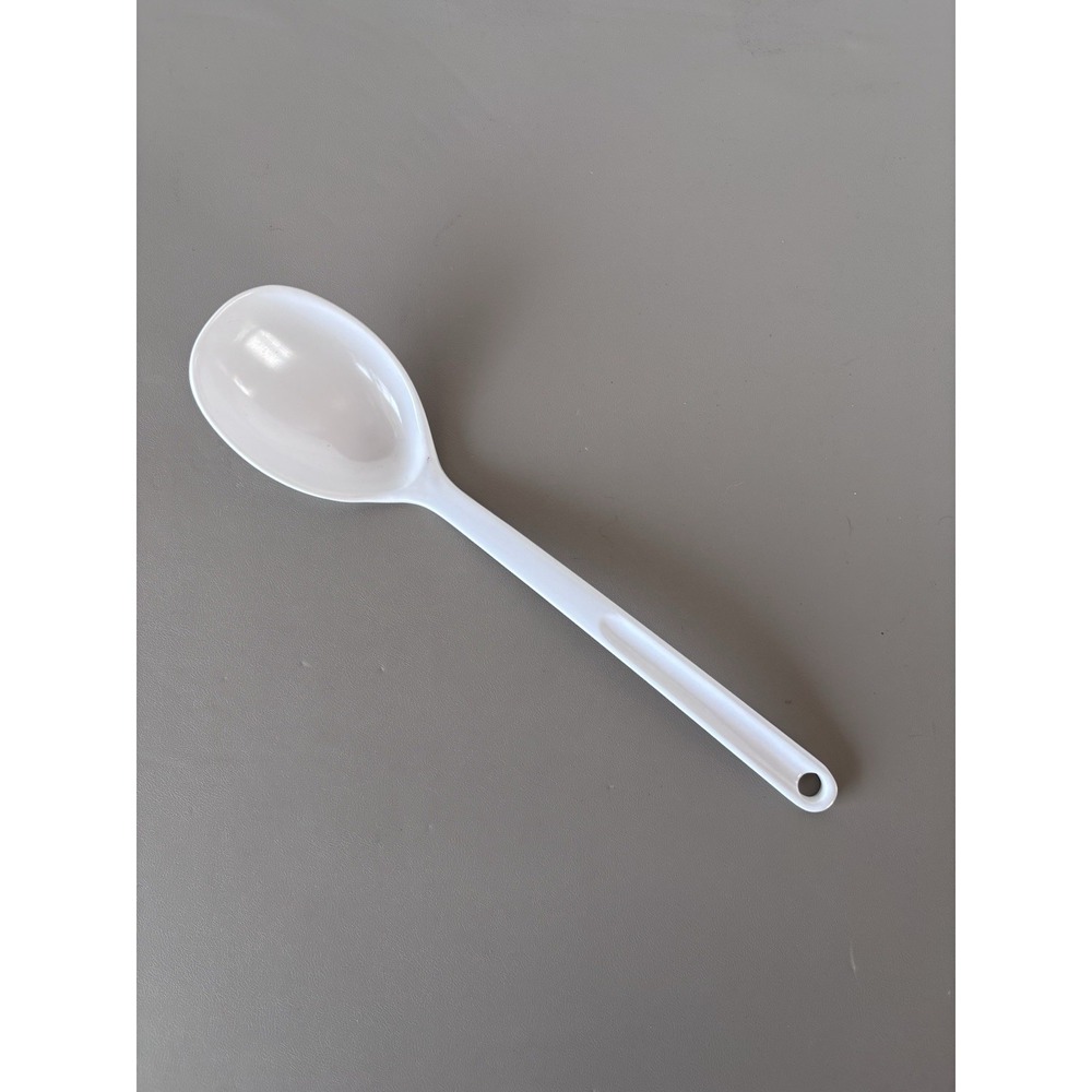 Betty Crocker‎ Melamine Spoon Utencil White Serving Cooking Vintage